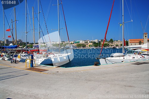 Image of Rhodes view from fort side