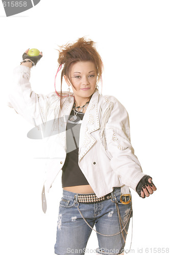Image of Throwing apple