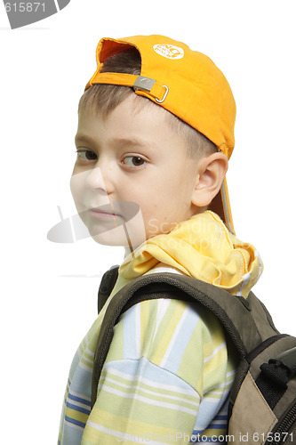 Image of Boy with backpack