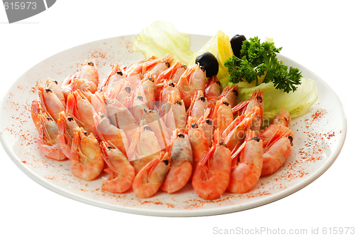 Image of Shrimps on plate