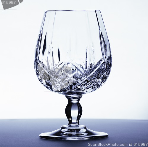 Image of Cut glass goblet