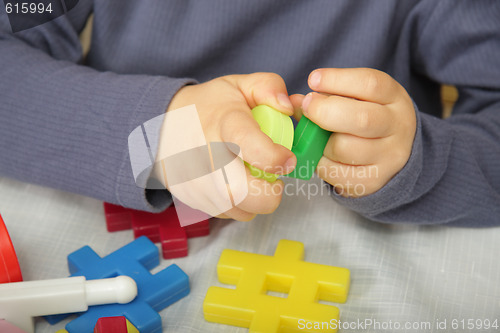 Image of Little constructor hands