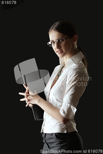 Image of Businesswoman with folder
