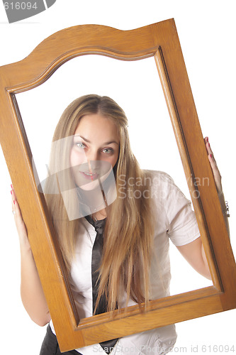 Image of Girl in frame