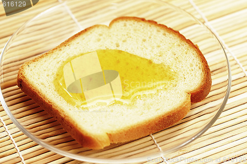 Image of Toast with honey