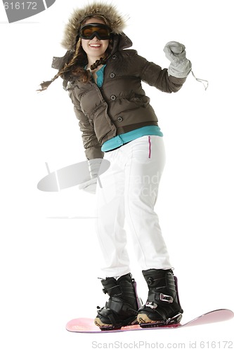 Image of Snowboard rider