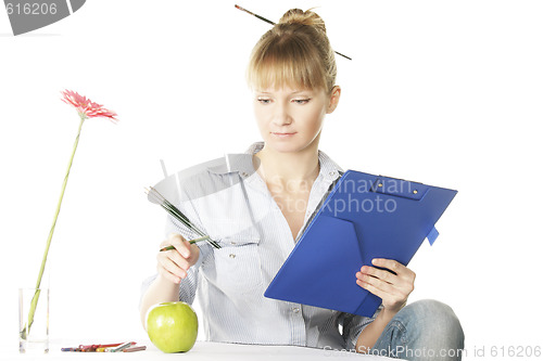 Image of Artist at work