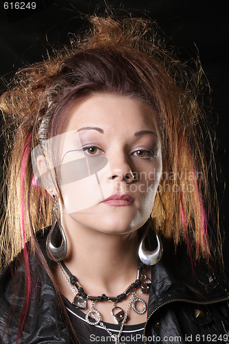 Image of Photo of punk girl