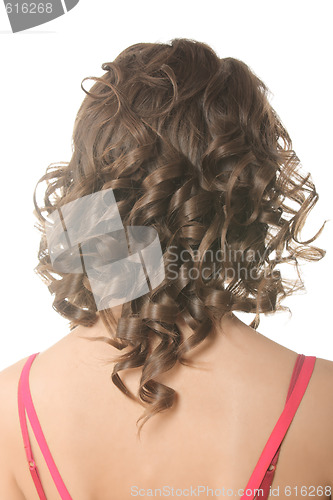Image of Curled hairstyle