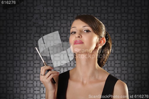 Image of Haughty lady