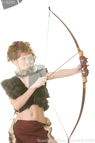 Image of Wild woman with bow