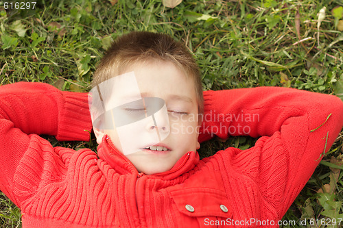 Image of Sleeping boy