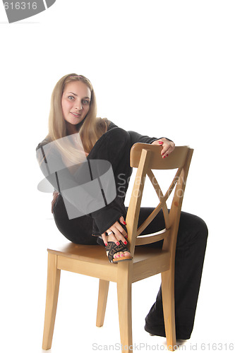 Image of Girl on chair