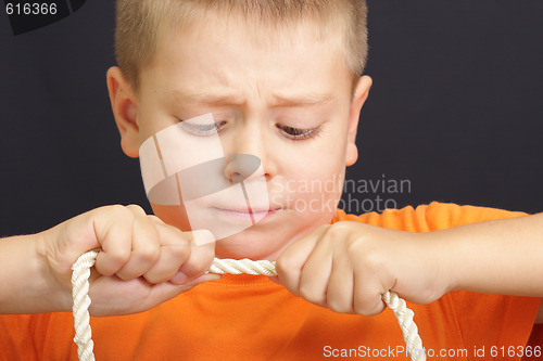 Image of Tearing rope