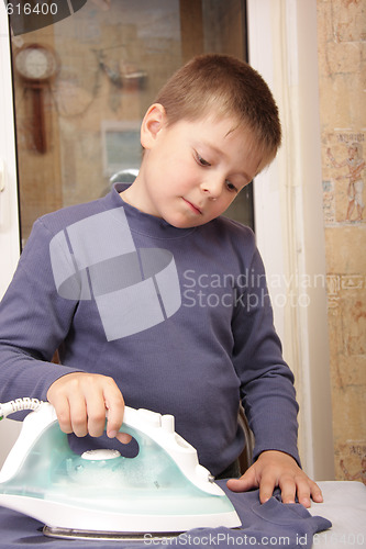 Image of Ironing boy