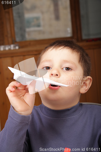 Image of Launching paper plane