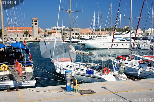 Image of Old Rhodes market view