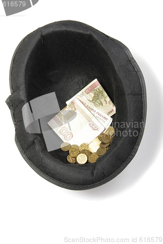 Image of Money in hat