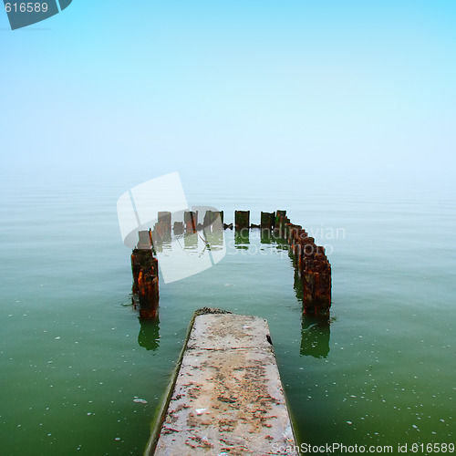 Image of Remains of old pier