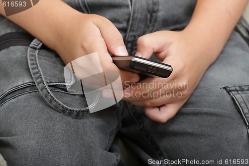 Image of Messaging by mobile