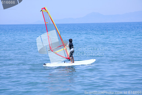 Image of Little wind surfer