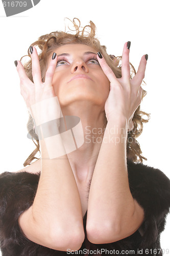 Image of Expressive woman