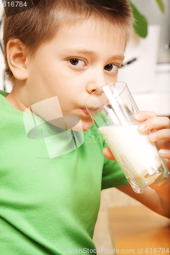 Image of Drinking milk