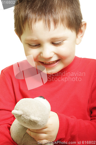 Image of Playing with teddy