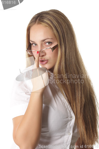 Image of Adjusting glasses