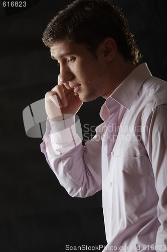 Image of Businessman sideview