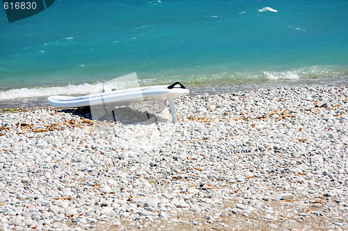 Image of White windsurf