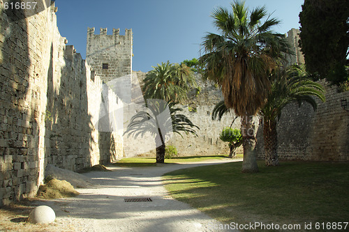 Image of Castle backyard