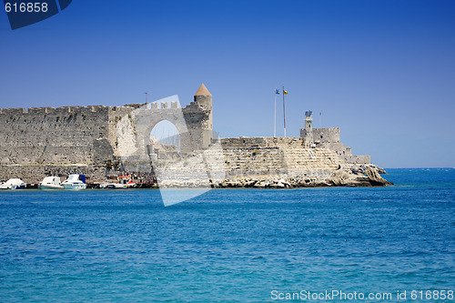 Image of Old pier in Rhodes