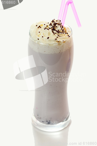 Image of Pink milky cocktail