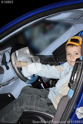 Image of In a car