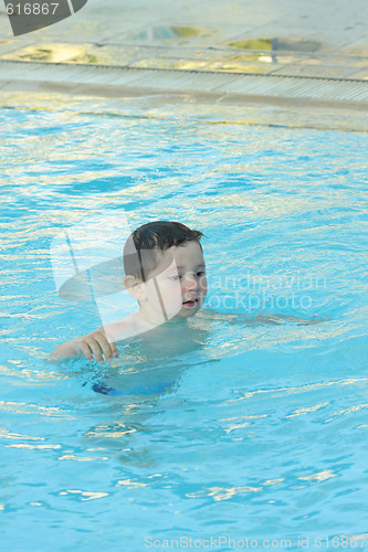 Image of Boy in pool