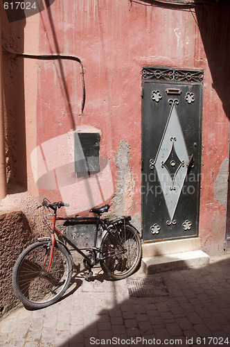 Image of medina street scene casablanca morocco