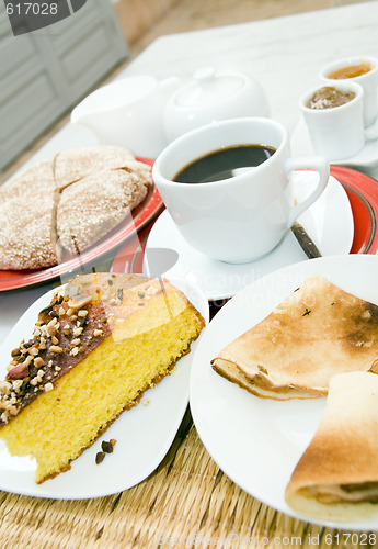 Image of typical moroccan breakfast