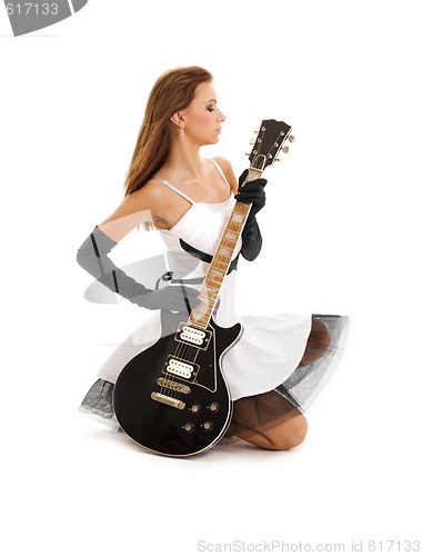 Image of black guitar