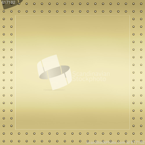 Image of golden metal background texture