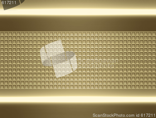 Image of golden metal background texture