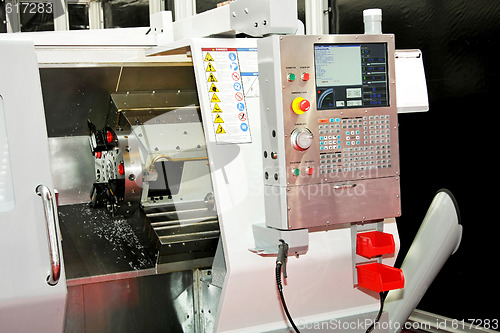 Image of Lathe machinery