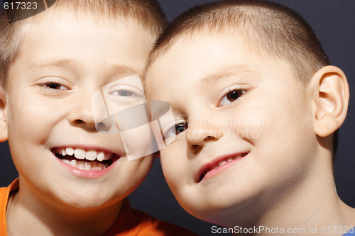 Image of Smiling brothers