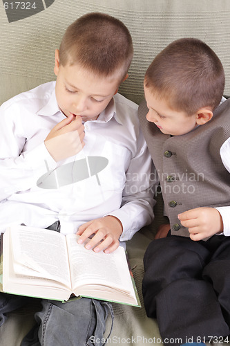 Image of Reading together