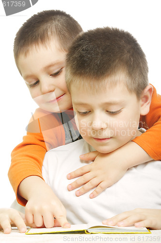 Image of Brothers reading