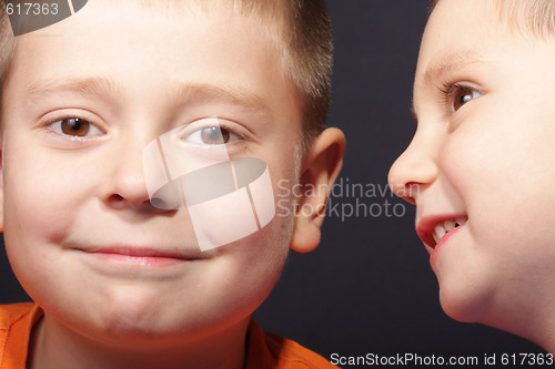 Image of Two boy faces