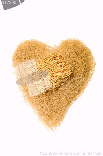 Image of Noodles as heart