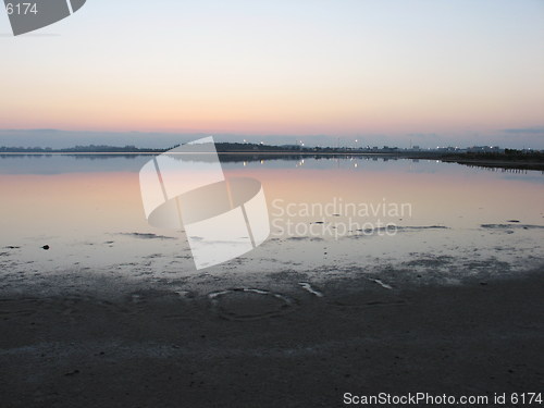 Image of Day break. Larnaca. Cyprus