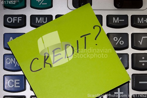 Image of Credit concept
