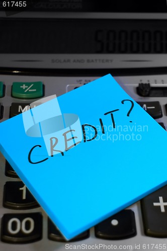 Image of Credit concept